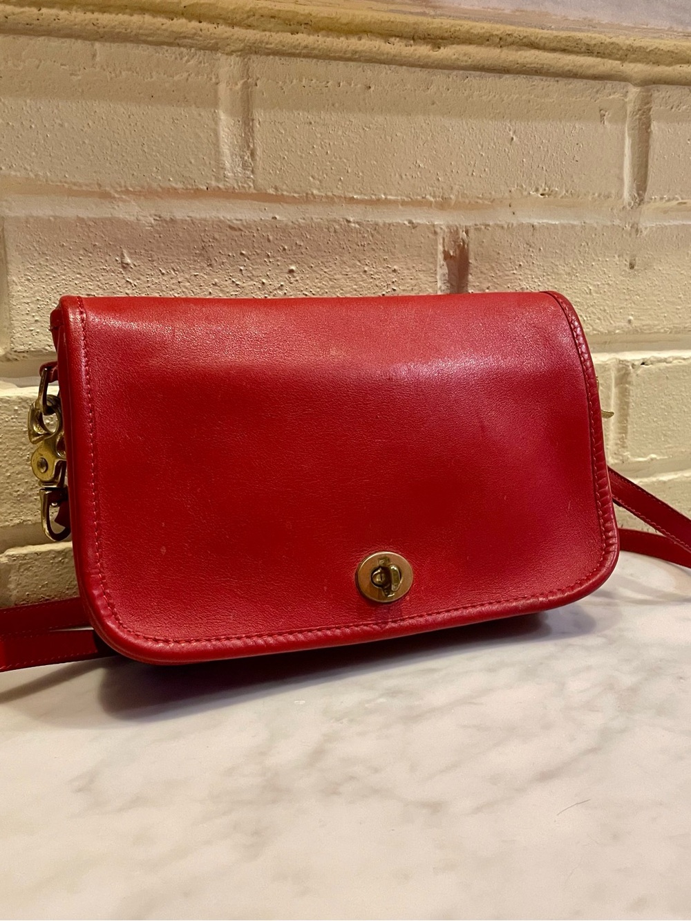 Coach dinky leather crossbody